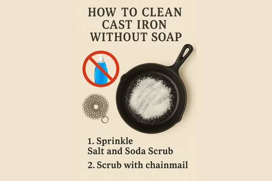 How to Clean Cast Iron Without Soap